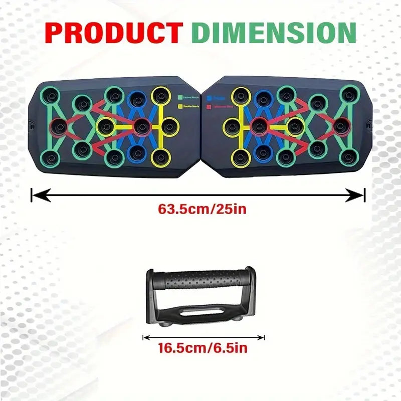FlexPro™ Portable Push-Up Board - Color-Coded Training System