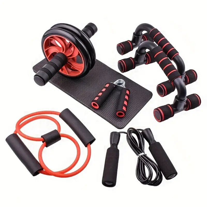 CoreMax™ Complete 7-Piece Home Gym Set - Full Body Workout Kit