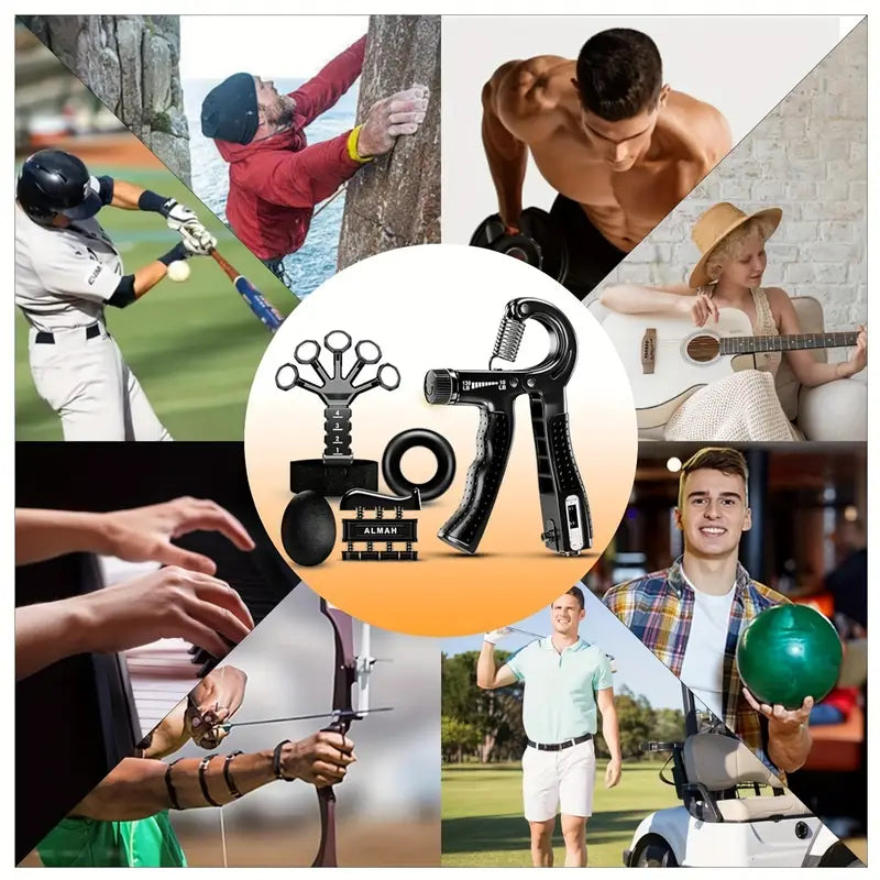 PowerGrip™ Pro 5-Piece Hand Strengthener Set